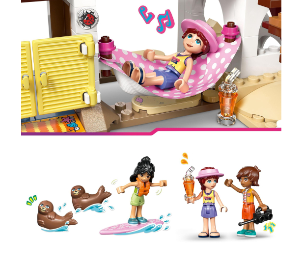 LEGO FRIENDS 42699 Domek na plaży z fokami - 1473474 - zdjęcie 10